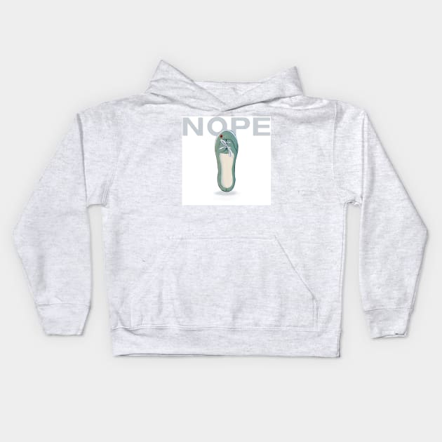 Nope: The Shoe Kids Hoodie by Youre-So-Punny